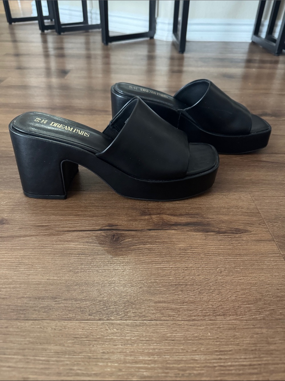 Dream Pairs Slip On Chunky Platform Slide Sandals. Size 8.5 - Picture 3 of 8